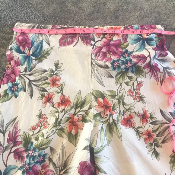 Bryn Walker lounge set women's L floral Linen Italian fabric US lagenlook gift - Picture 12 of 14